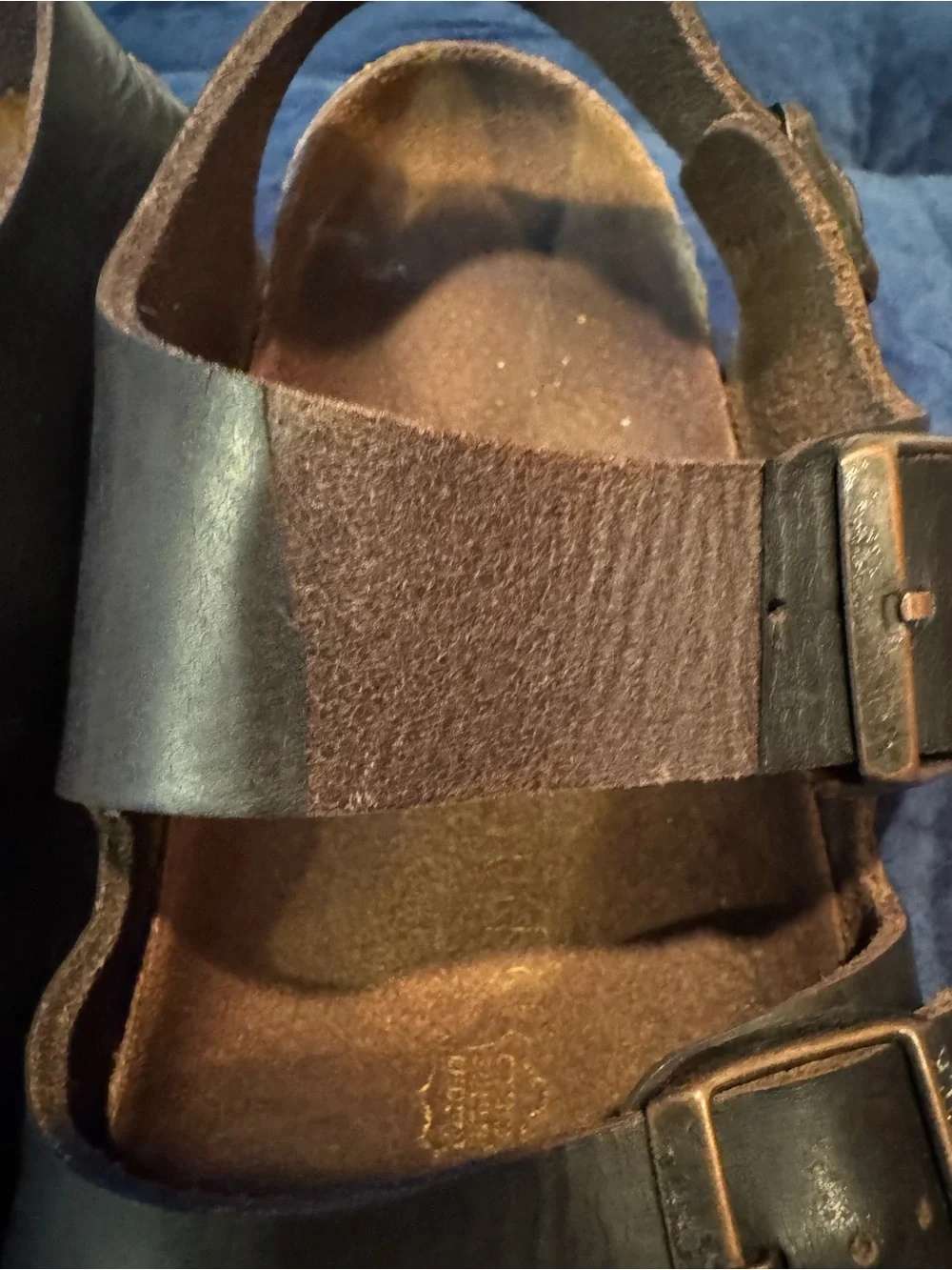 Birkenstock Milano Black Leather Buckle Sandals